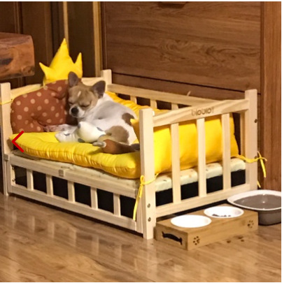 宠物木头床