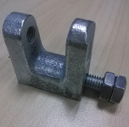 厂家直销镀锌铸铁虎口卡 铁皮虎口卡方形老虎卡老虎卡子型号齐全