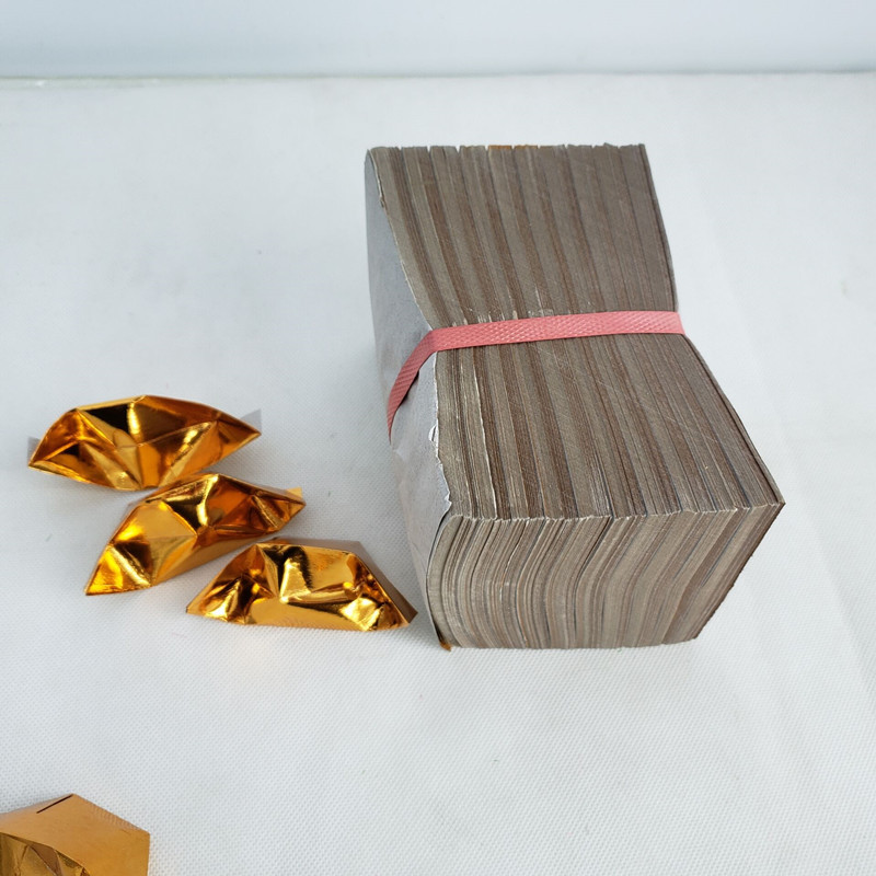 厂家直销祭祀金银锡箔纸元宝纸1013厘米好质量上坟扫墓看事批发