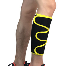 运动护小腿护具足球透气护小腿套开放式可调节压力健身护小腿护具