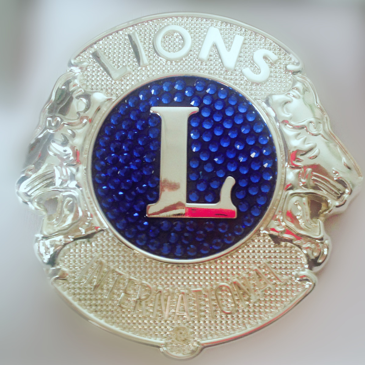 狮子会金属徽章 胸章领章勋章定制 创意金属金色徽章厂家定做