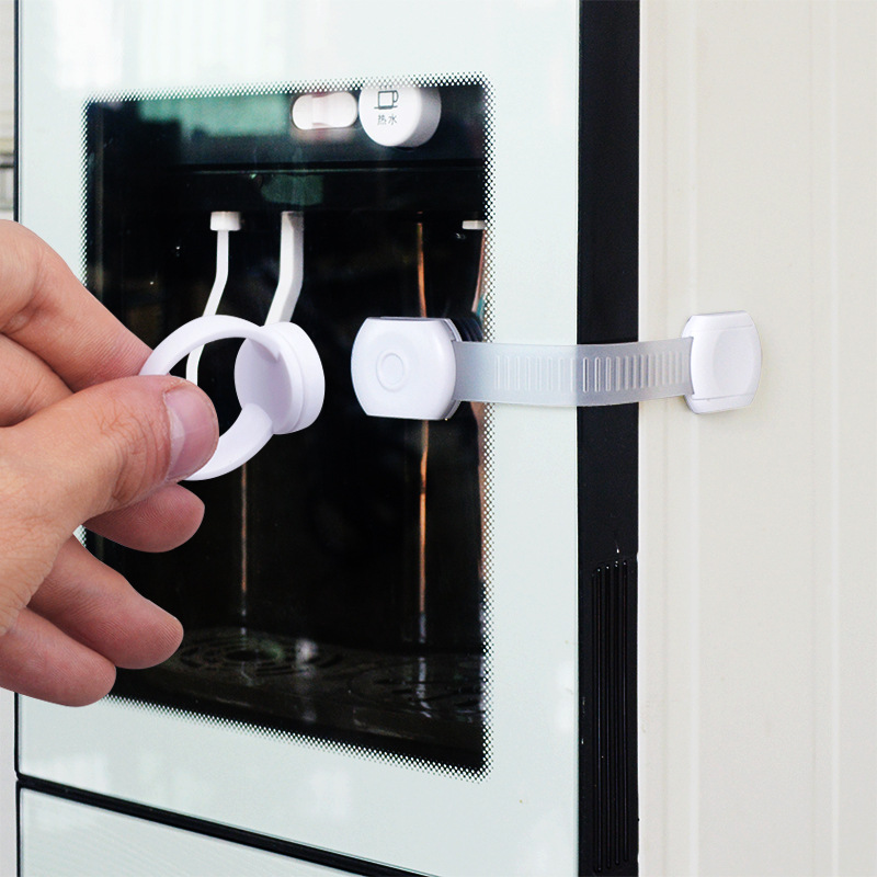 钥匙款式宝宝多功能安全锁长度可调节冰箱柜门抽屉宝宝安全锁扣