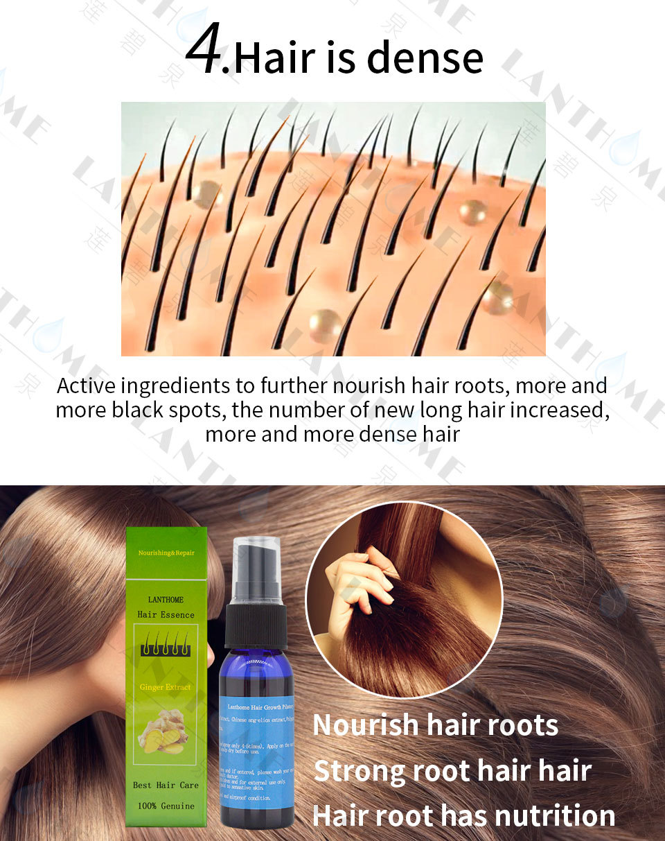 莲碧泉lanthome 跨境头发滋养液滋润营养柔顺保湿hair essence