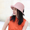 Exqus Hat summer Straw hat leisure time Traveling Visor fashion Traveling Bucket hats Korean Edition solar system