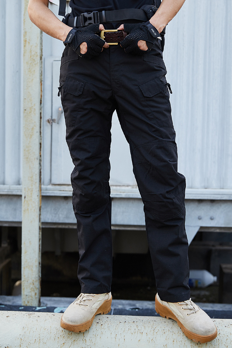 军迷修身工装裤户外作训裤防泼水格子布ctu执政官ix7城市 战术裤