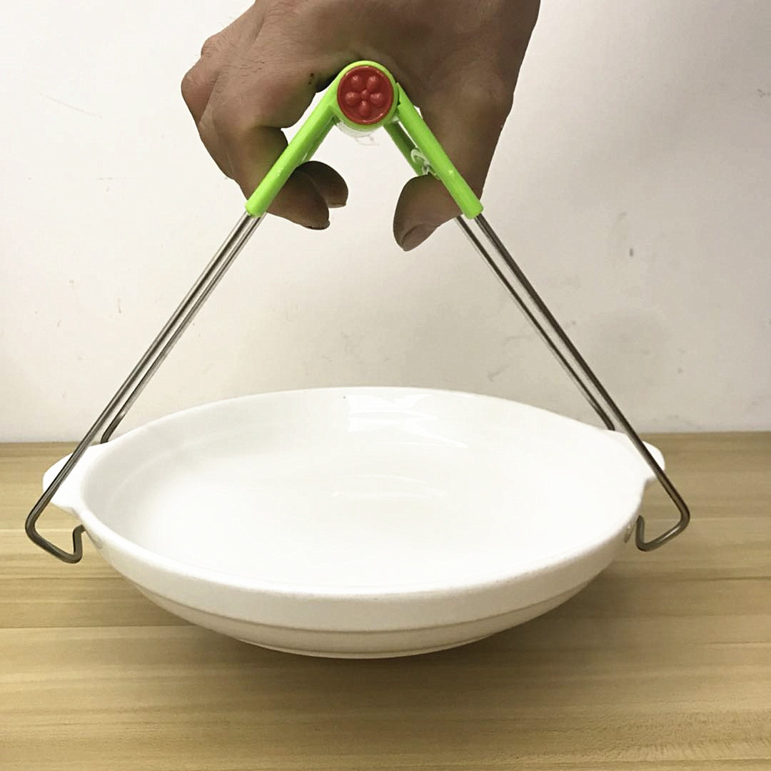 防烫碗碟夹提盘夹提盘器不锈钢厨房取碗夹锅碗防烫夹取盘子器