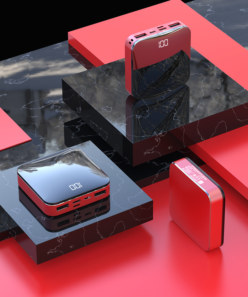 品胜掌心充电宝定制10000mah全面屏无线充移动电源创意礼品充电宝