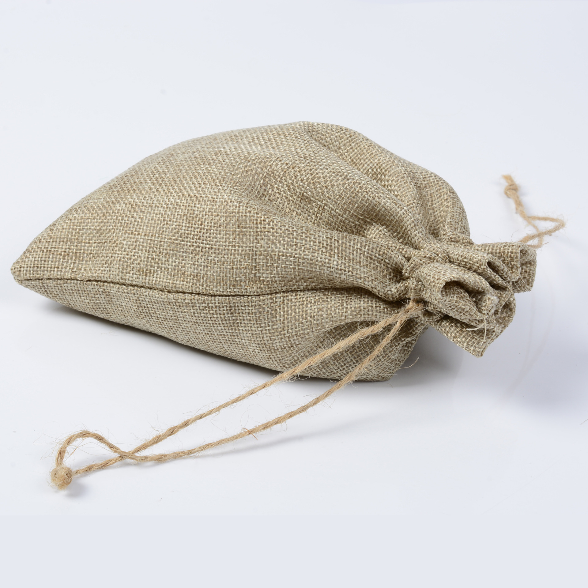 7*9 小香包袋子 复古麻绳中草药包装仿麻布抽绳小布袋子现货批发