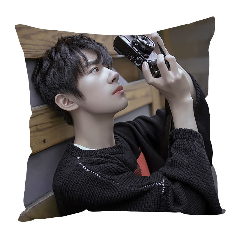 易烊千玺抱枕同款明星周边少年的你抱枕生日礼物diy靠垫抱枕套