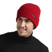 男士帽子韩版户外百搭嘻哈针织帽情侣款冬季加厚保暖时尚毛线帽
