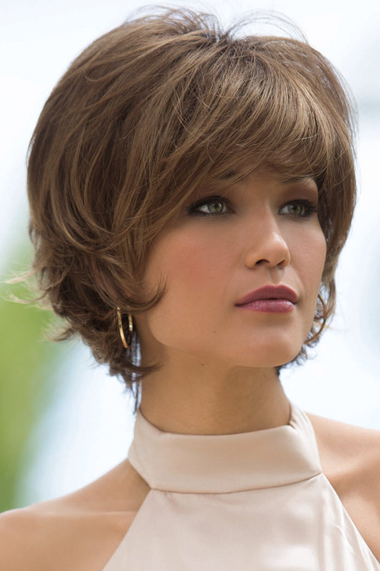 ebaywish跨境电商专供短直发金发时尚女欧美假发外贸热卖