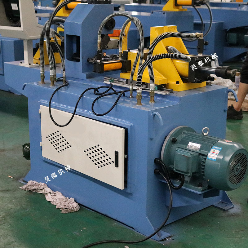 60单头双工位全自动液压铝管缩管机扩口机铜管不锈钢管大棚缩管机