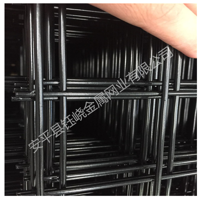 厂家吊顶钢丝黑色网片喷涂黑色餐厅黑色隔断铁丝网黑格装饰网