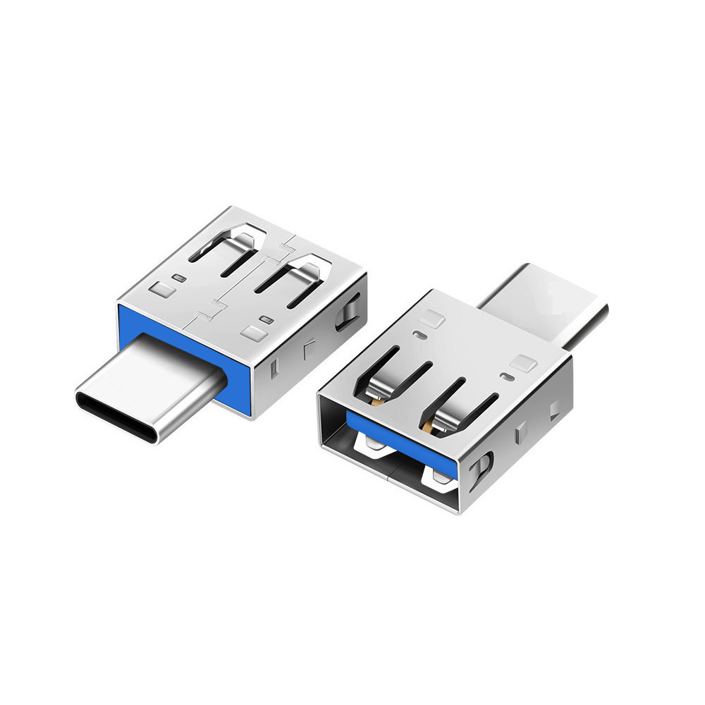 0接头type-c转usb-a金属otg转接头3.0a母转type-c转接头