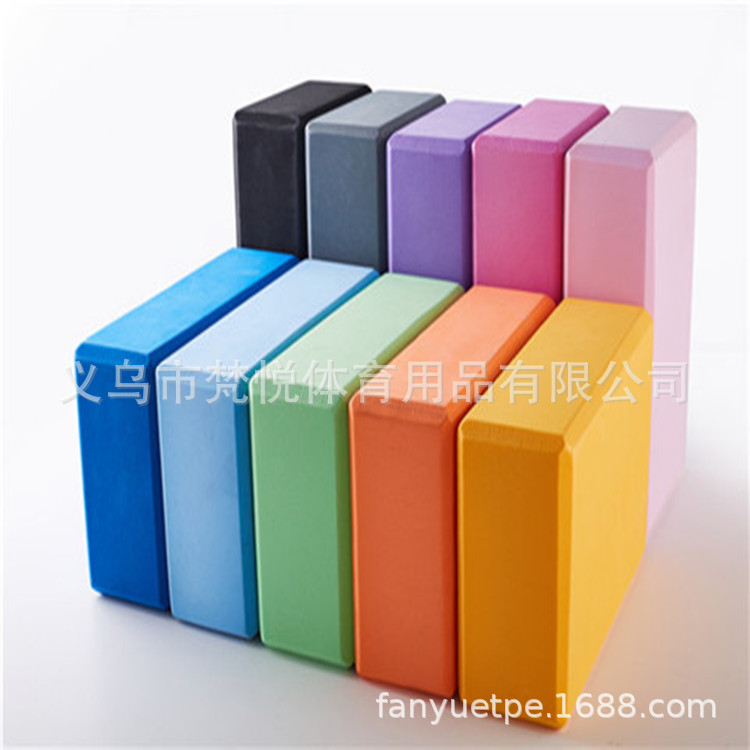 Yoga Block Eva125 G Eva Factory Wholesale Adult and Children Dance Leg Stretches Practice Soft Open Touch Stone Cross the River