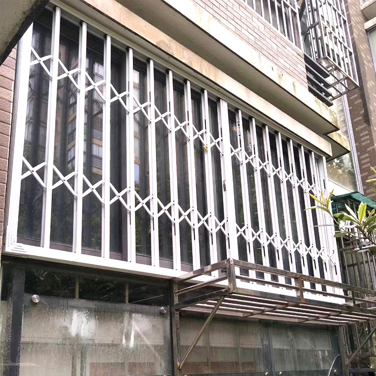 铝合金推拉闸门窗 窗口铺位 推拉门阳台榄闸门 双层 防盗折叠门