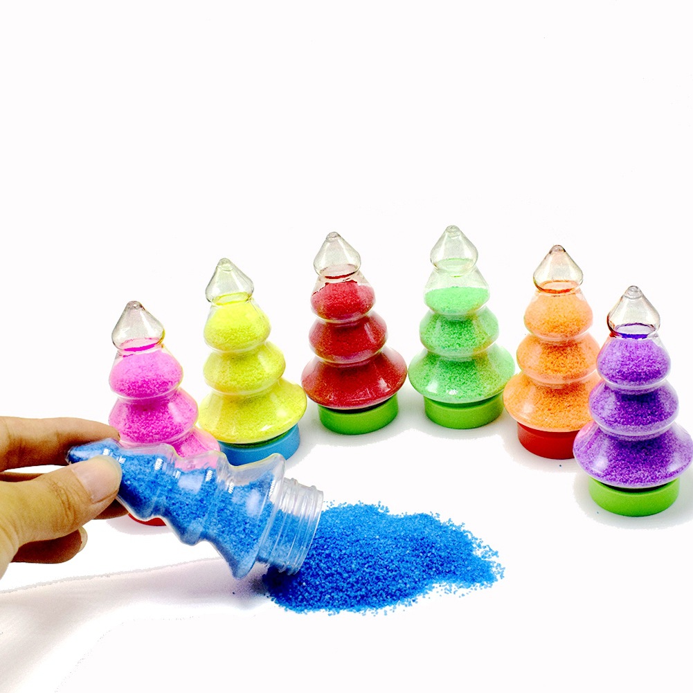 抖音不湿沙神奇的沙子圣诞树魔法沙彩沙网红魔力沙子不溶于水玩具