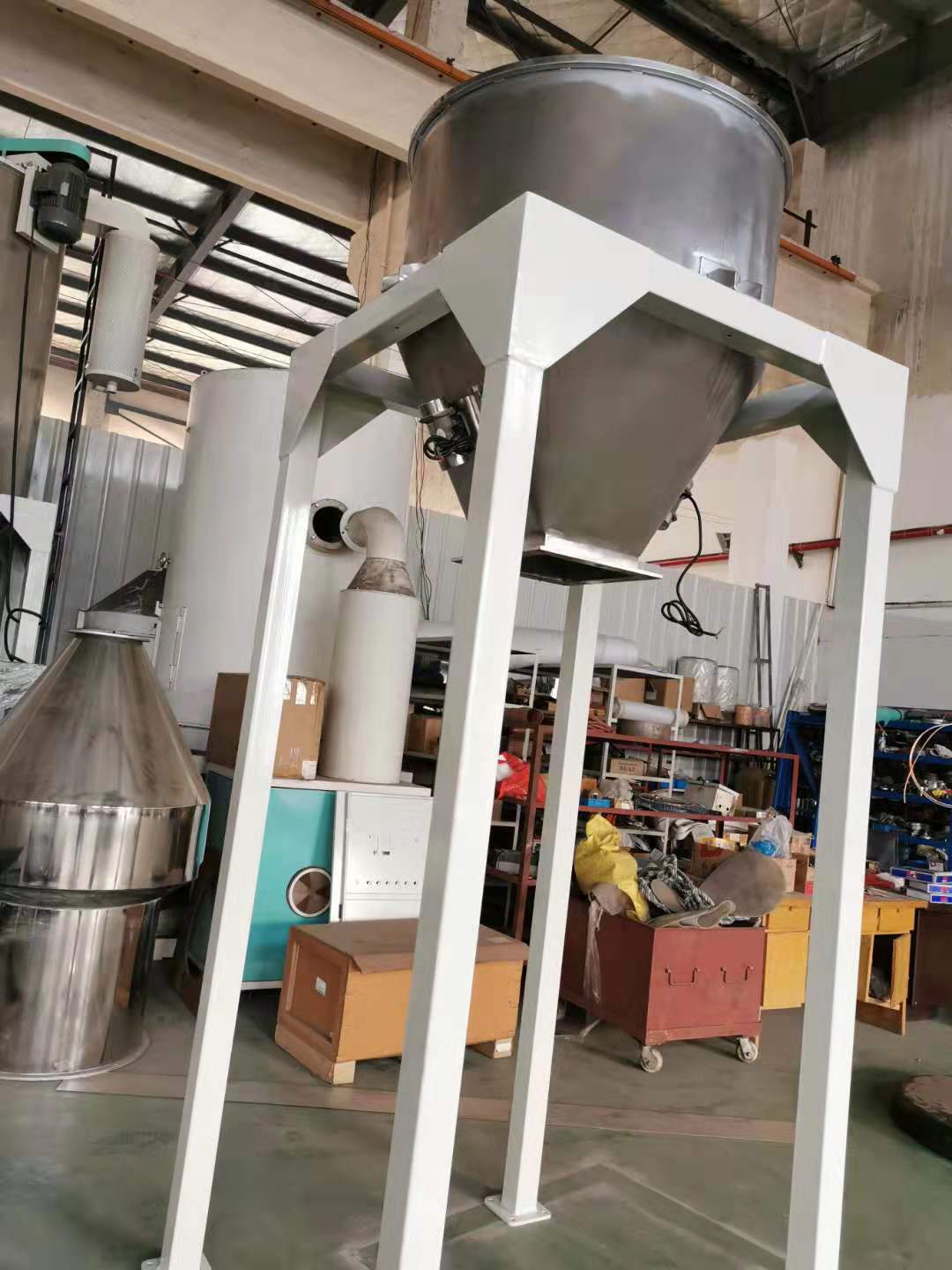 玻纤粉末不锈钢料斗 亚克力粉末天圆地方储料斗 聚四氟储料斗500l