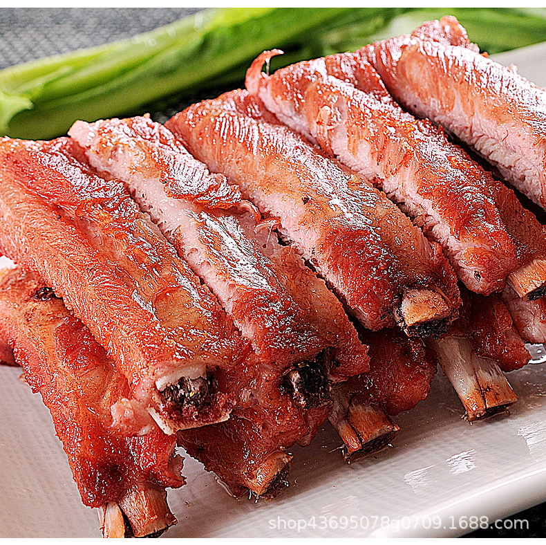 如意三宝御膳金排600g猪排骨 彩虹排骨 过桥排骨 酒店菜 烧烤食材