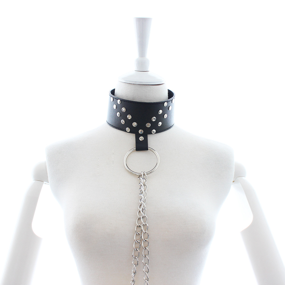 成人另类情趣调教手颈铐情趣捆绑束缚手铐脖套男女成人情趣用品