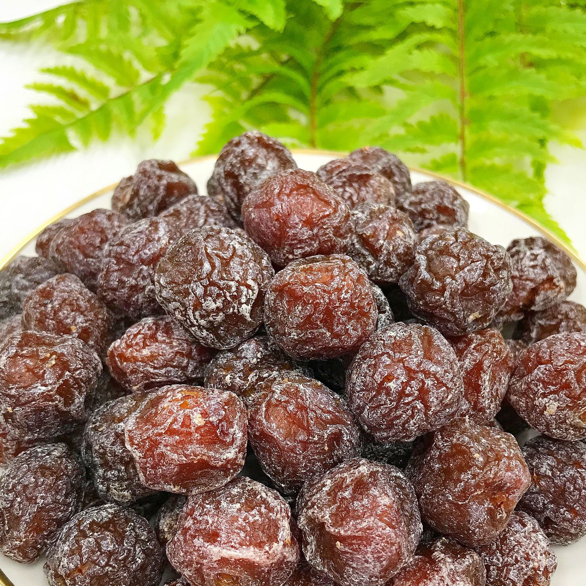 雪花梅2.5kg休闲梅散装批发情人梅半边梅鸳鸯梅蜜饯凉果休闲零食