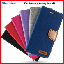 适用适用三星Samsung Galaxy Grand 2 G7106牛津布手机套手机皮套