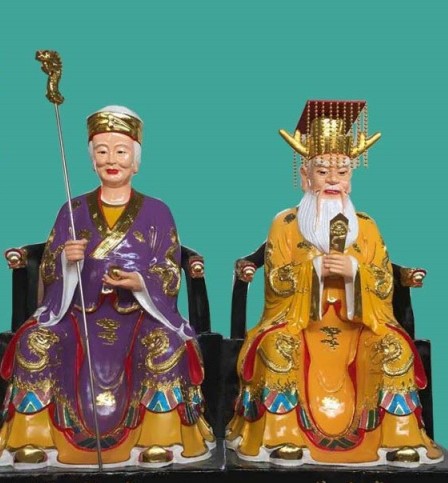 纯铜-玉皇大帝-伏羲人祖-三清天尊-铸铜老祖-铜铸造雕塑