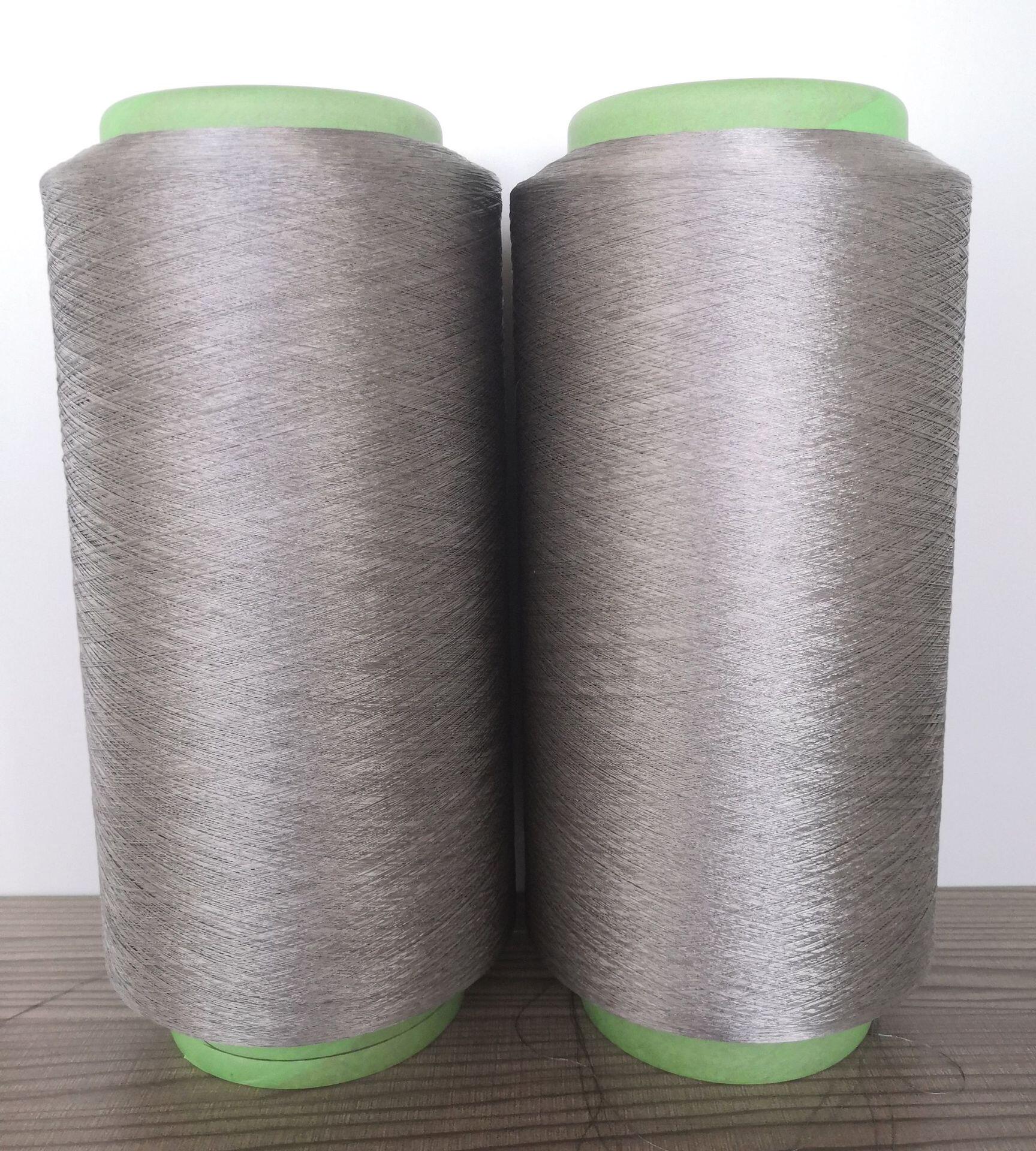 厂家供应40d银纤维 全银电磁屏蔽纤维 抗菌纤维 导电孕妇装用纤维