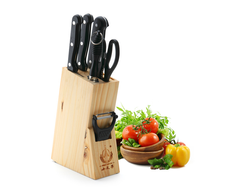 阳江小天子刀具套装赠品厨房刀具菜刀跑江湖厂家直销木座礼品特价
