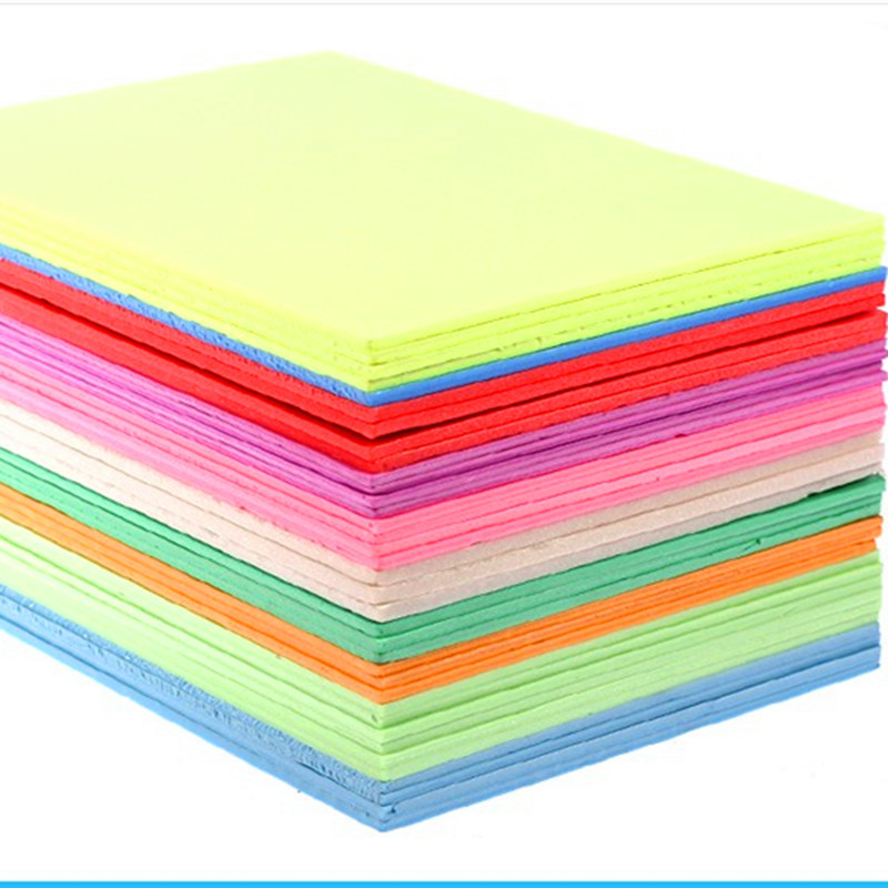 a3儿童美术版画材料彩色加厚吹塑纸板吹塑板儿童手工diy吹塑板-阿里巴