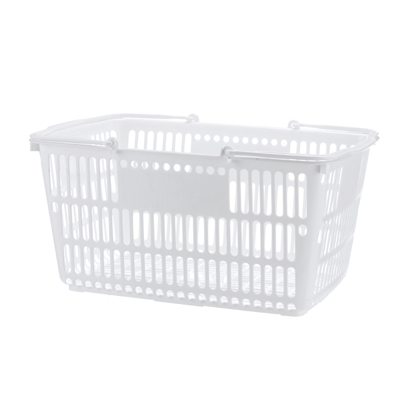 Supermarket Fashion and Convenient Hollow Shopping, Fruit, Toy Storage, Plastic, Vegetable Basket 0720