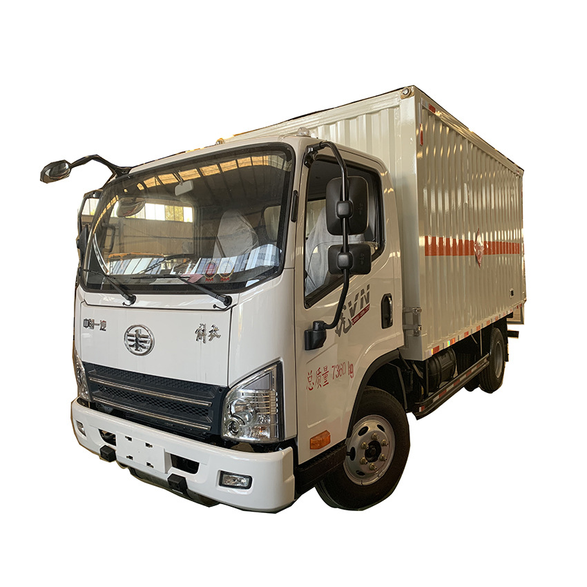 2米解放杂项危险物品厢式运输车,可拉废机油 福田国六危货车-阿里巴巴