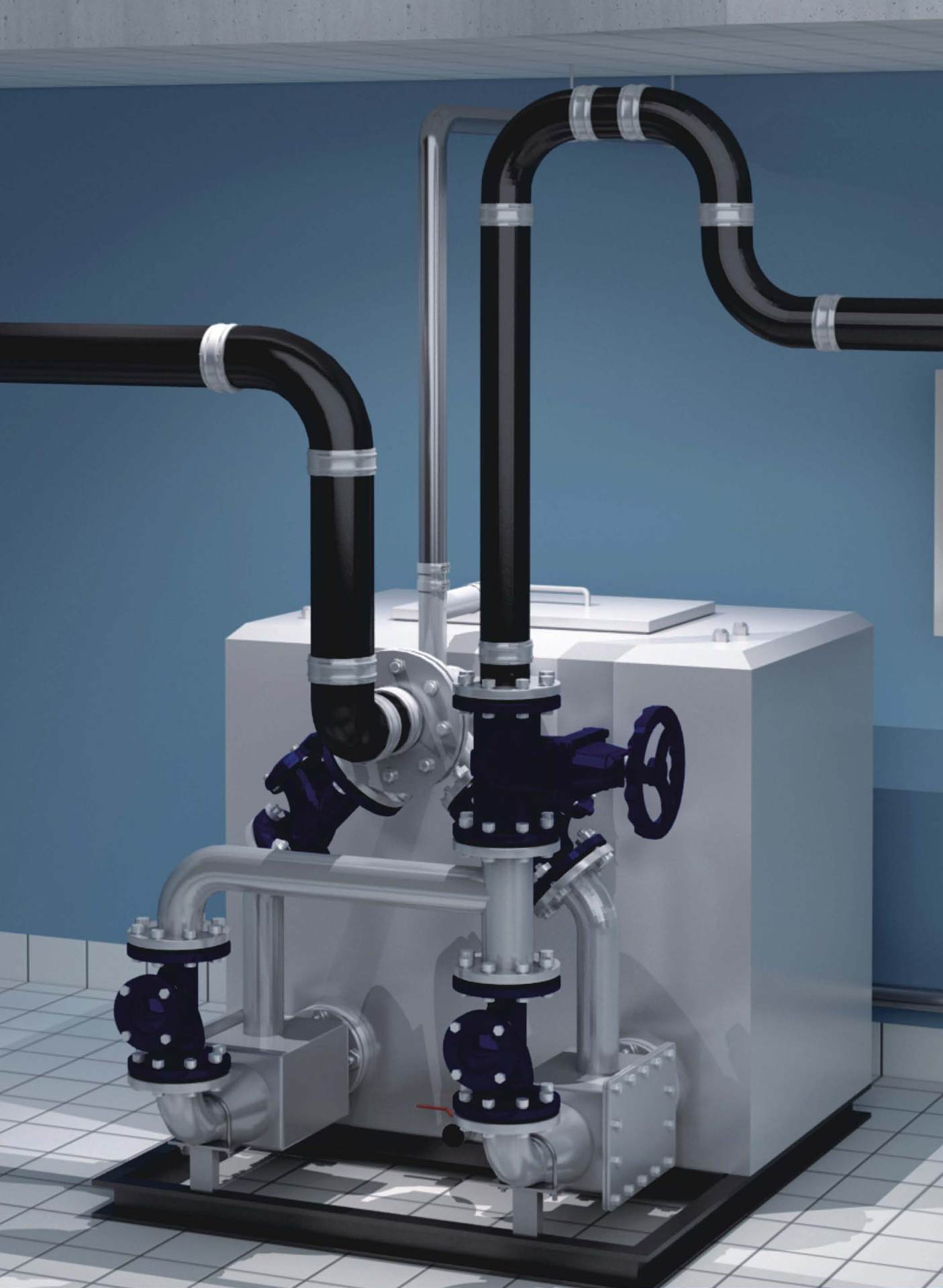 不锈钢反冲洗污水提升设备 全自动污水提升器