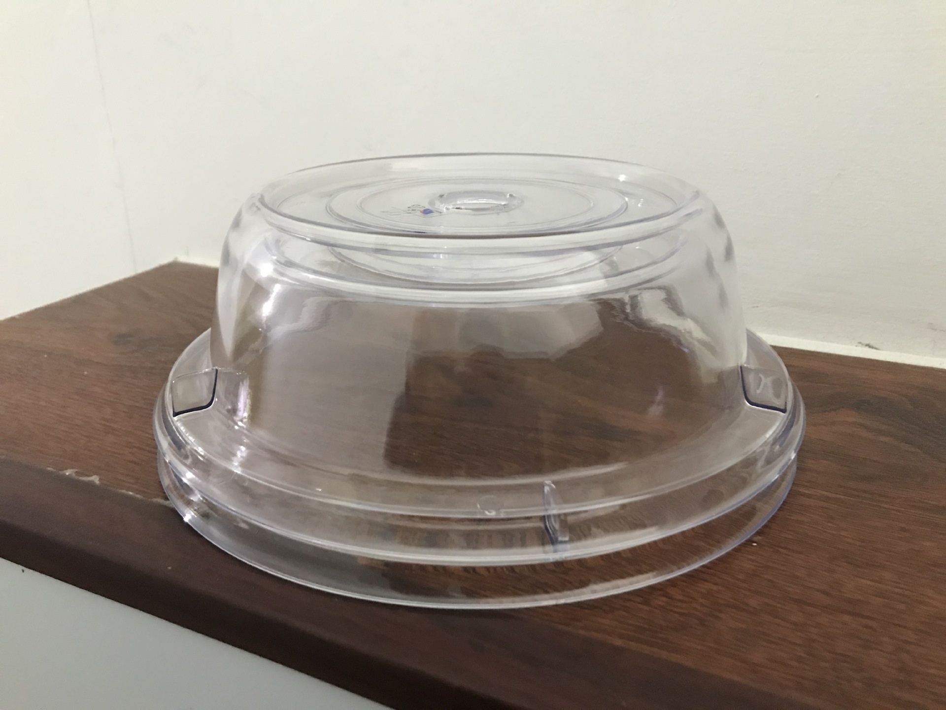 惠而信饭店酒店西餐餐盘盖菜盖碟盖圆形餐盖,点心透明盖带透气孔