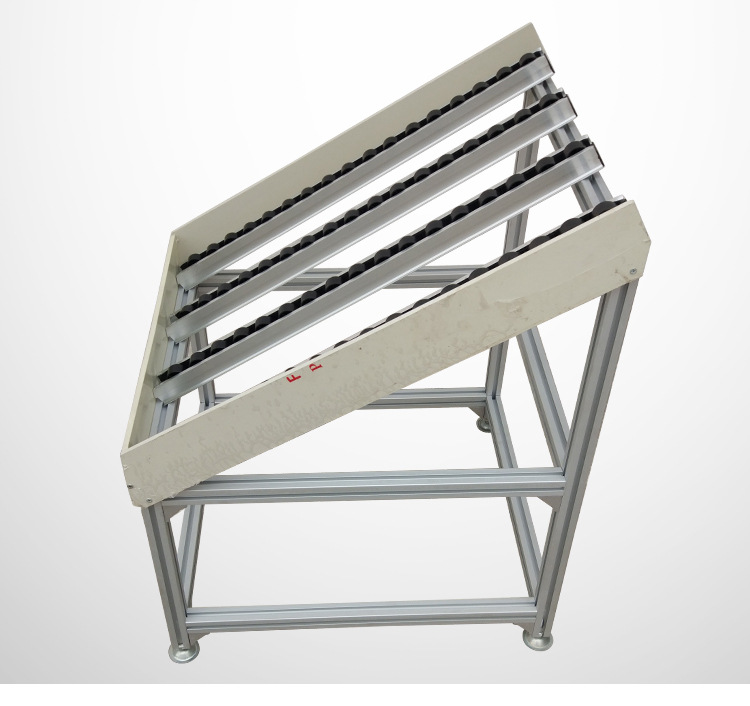 厂家直销斜坡滑轨物料架流利条多规格防静电车间仓储物料放置架子