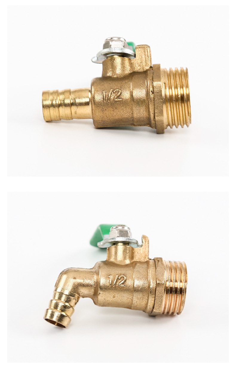 加厚黄铜内牙外牙直嘴球阀热水嘴球阀工业锅炉开关水龙头