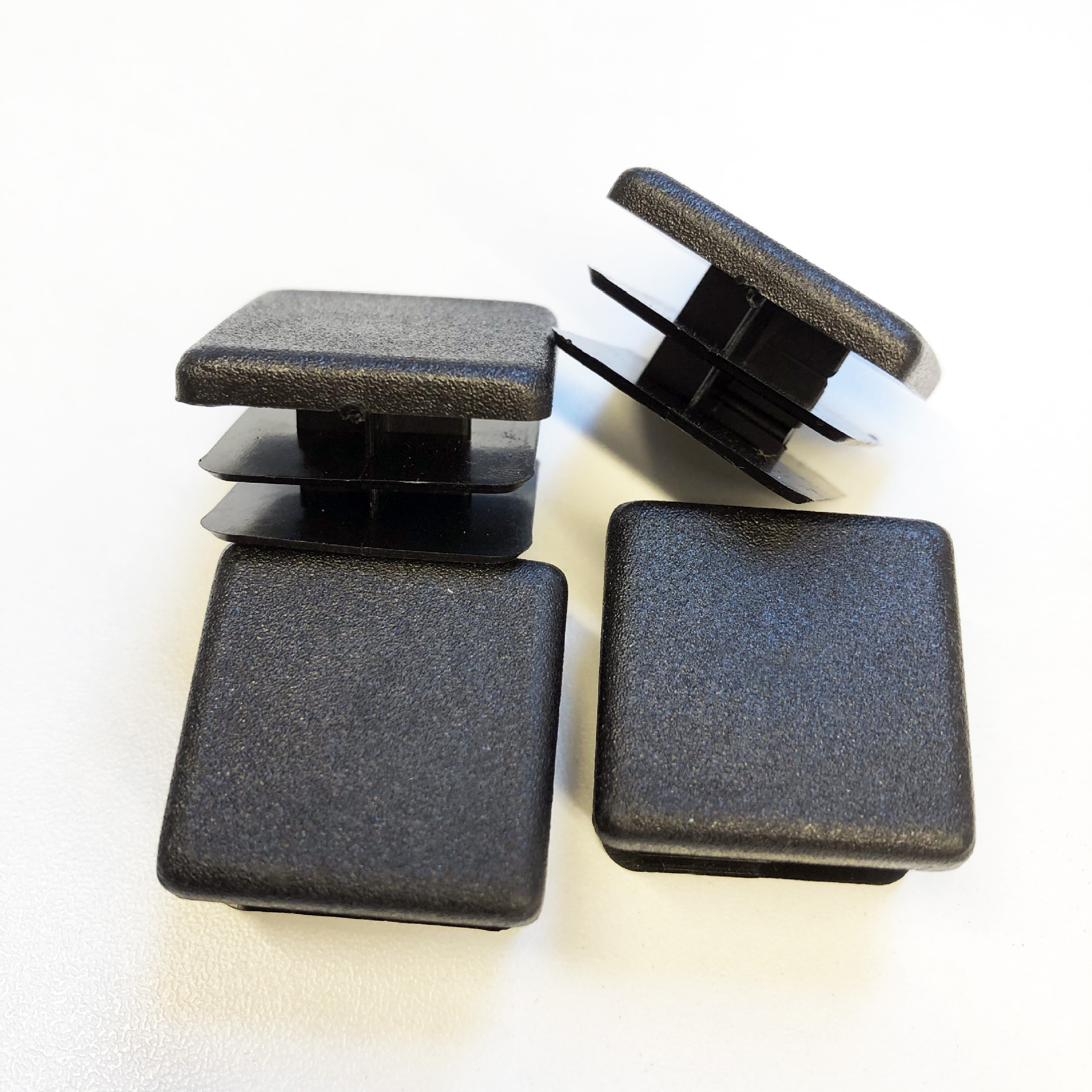 工厂直销方管塞塑料管堵塑料脚塞 耐磨管塞 25*25mm塑料方塞