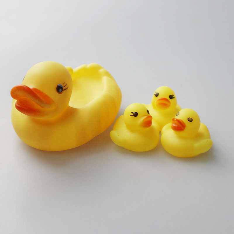 Hot Sale Duck Toys Baby and Infant Swimming Bath and Water Toys a Family of Four Rubber Duck/Duck Toys