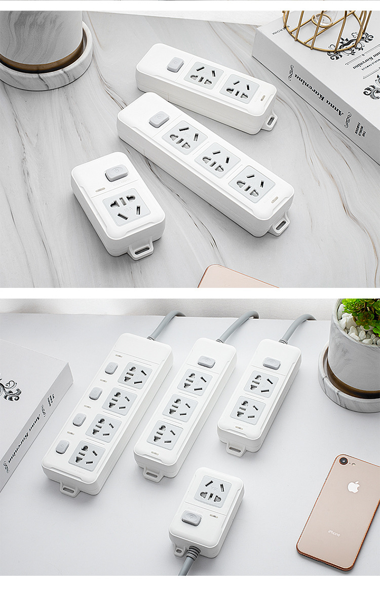 16a空调专用插座带开关大功率插排插板插线板安孔电热水器接线板