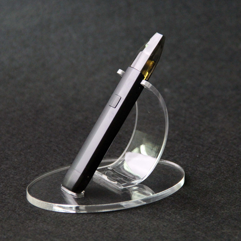 通用亚克力电子烟杆托架扁形电子烟展架 透明亚克力电子烟架定做