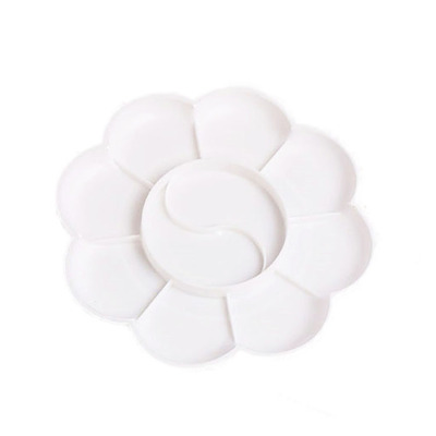 中号梅花调色盘 梅花盘 颜料盘 水粉水彩调色盘儿童绘画调