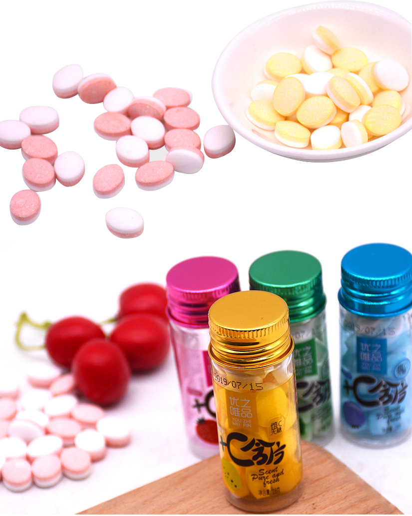 口含片蓝莓_唯品清口含片蓝莓草莓柠檬薄荷味维c口香糖含片18g - 阿里