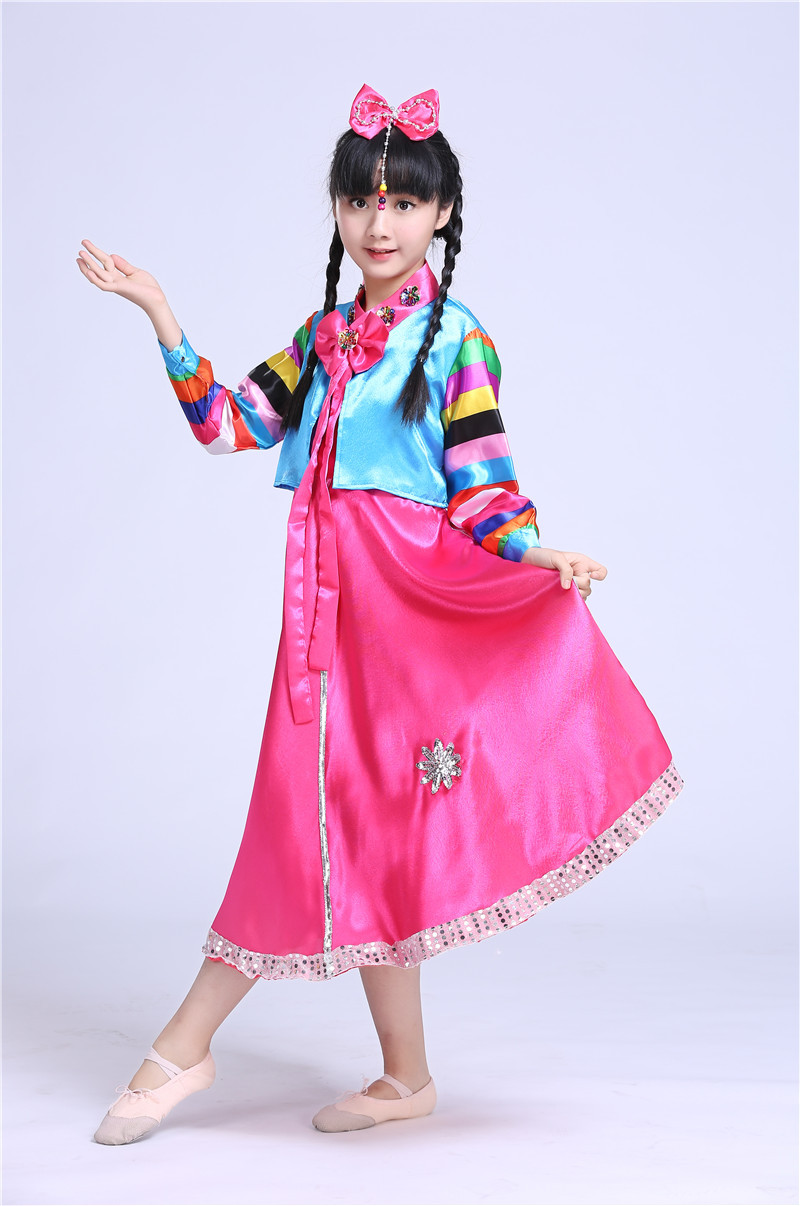 六一儿童韩服儿童男女朝鲜族演出服大长今舞蹈服韩国民族传统服饰