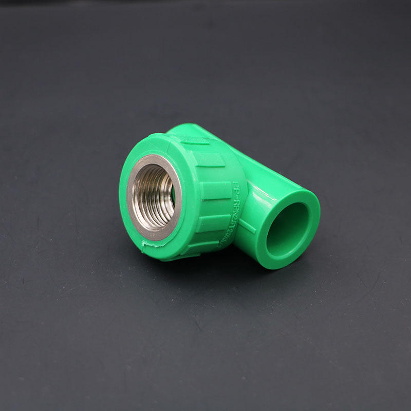 上海日丰ppr内丝三通绿色管件加厚内三 ppr厂家直销20 25 三通绿