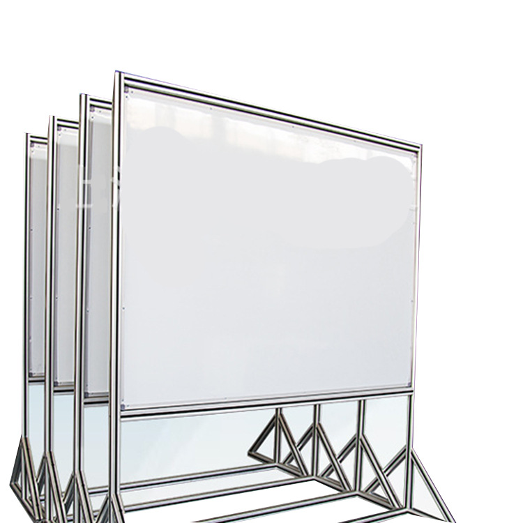 来图定做车间看板展示架展示栏公告栏可移动白板支架铝合金型材