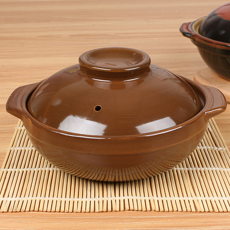 创意厨房明火耐热锂辉石砂锅 韩式炖汤石锅 陶瓷活动礼品养生煲