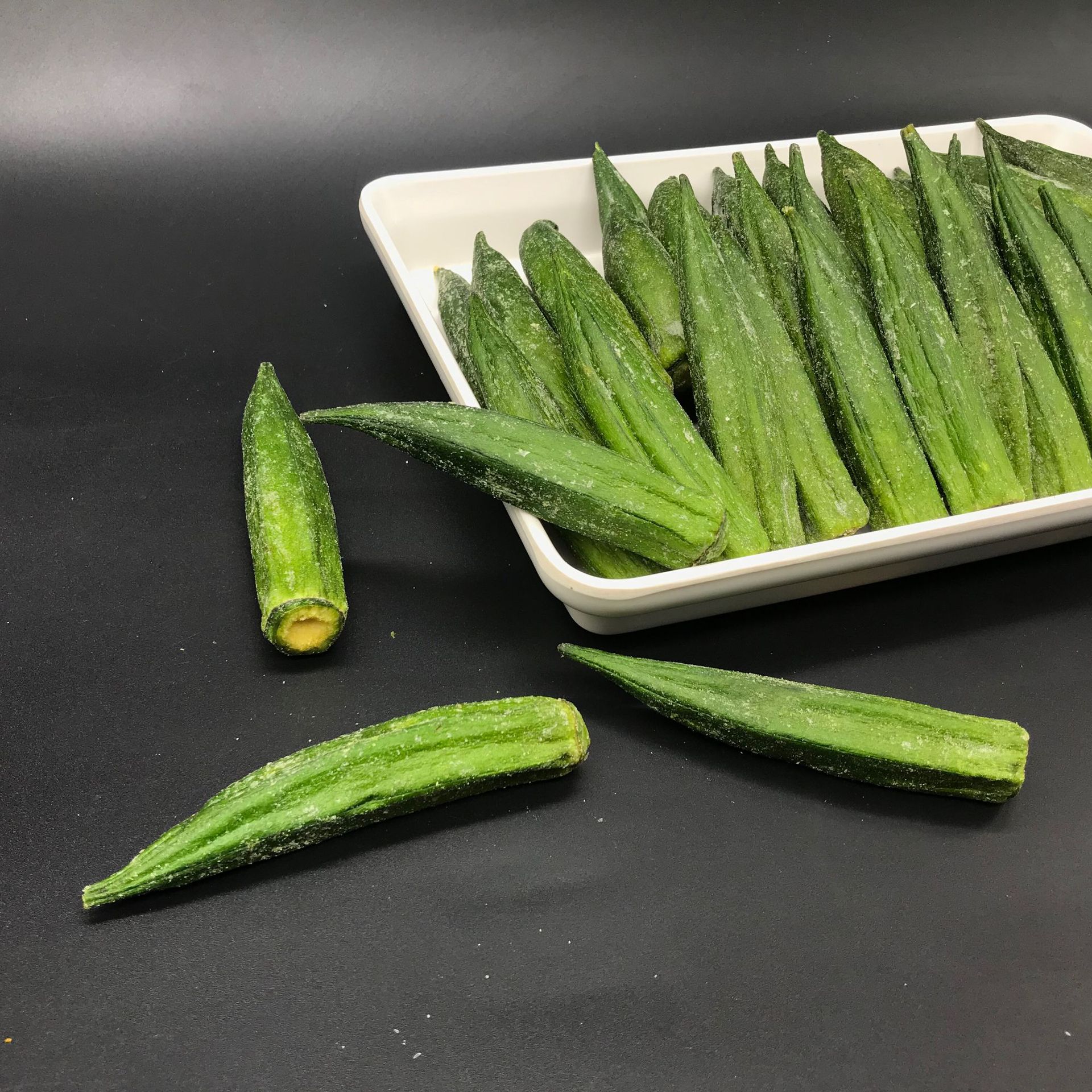 散装果蔬干黄秋葵 果蔬脆片1kg黄秋葵脆片零食食品厂微商零食散