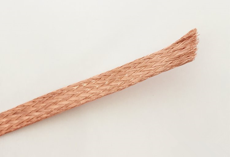 铜编织带 软连接导电带 连接线裸铜线6平方 铜接地线100米