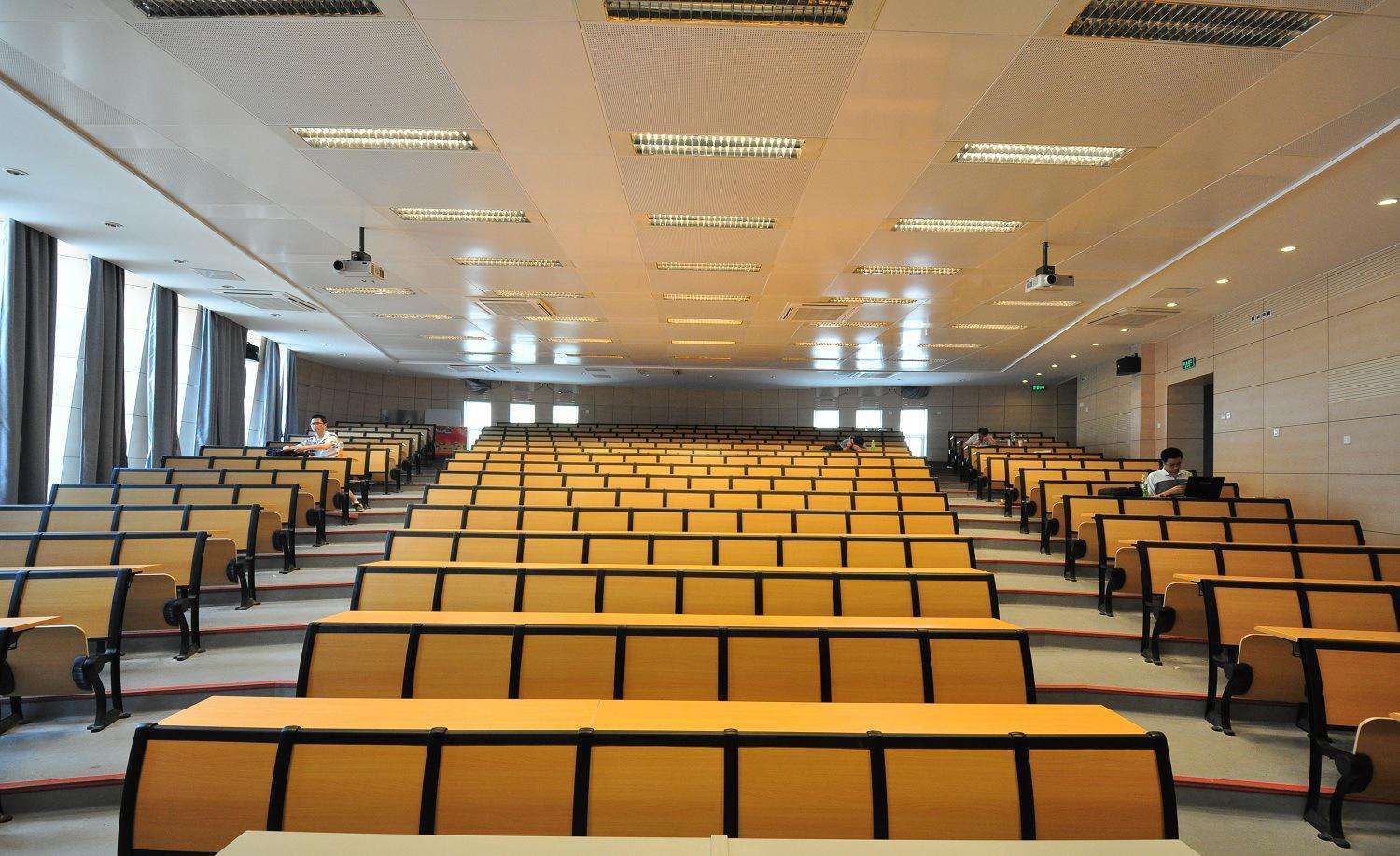 供应学校阶梯教室多媒体会议室报告厅连位座椅带写字板礼堂椅厂家