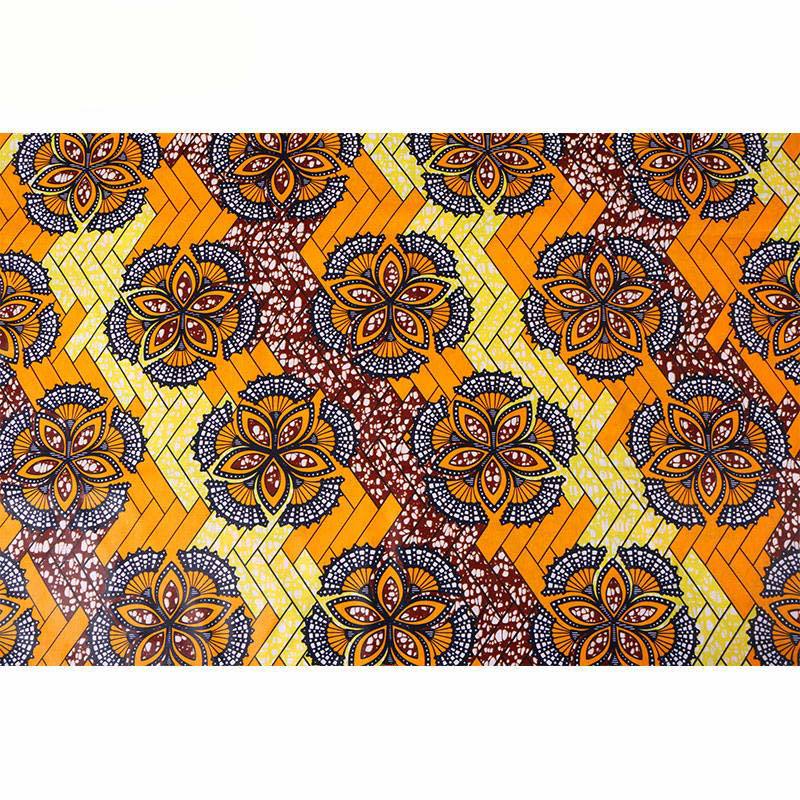 Foreign Trade Cotton African Cerecloth African Printed Fabric Artificial Wax Duplex Printing African Ethnic Clothes Fabric